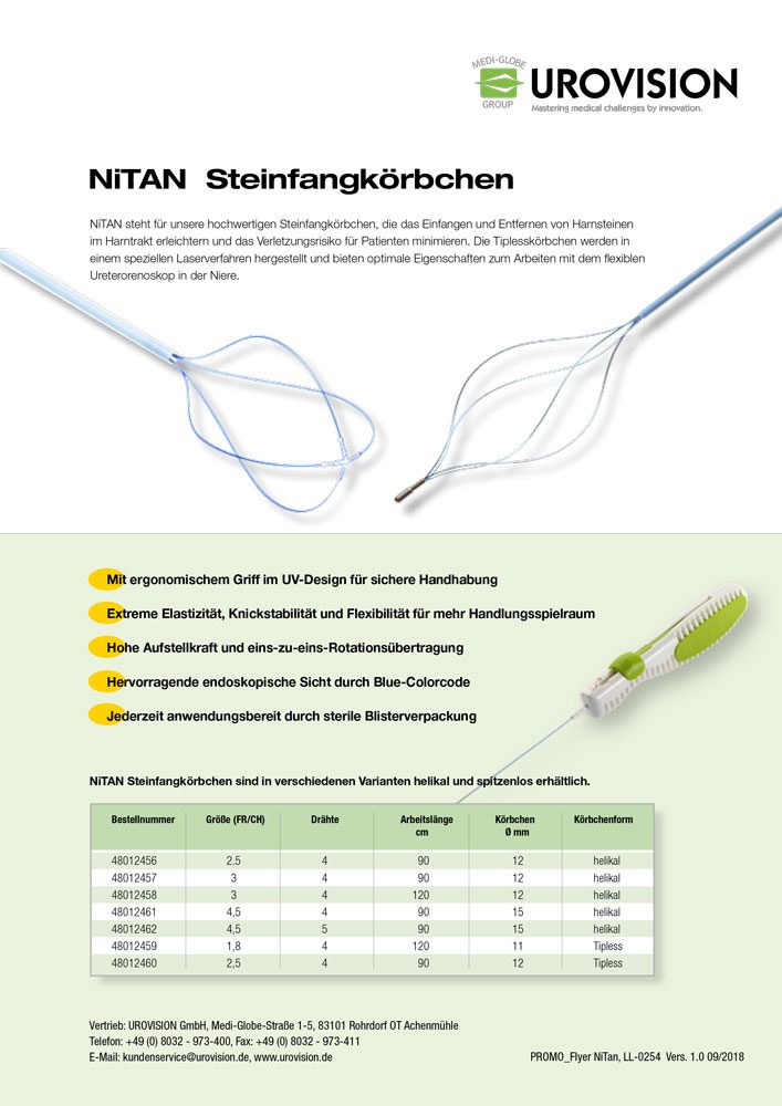 NiTAN Steinfangkörbchen